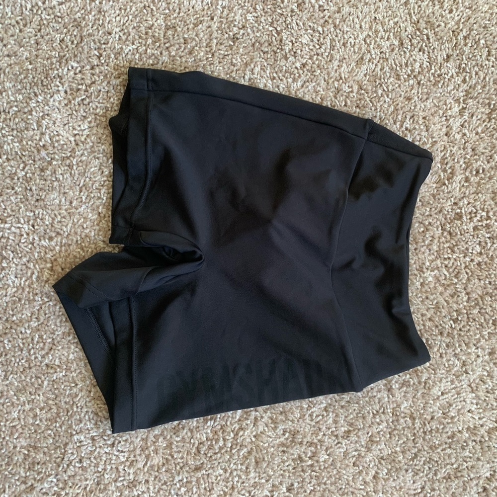 Gymshark black booty scrunch shorts